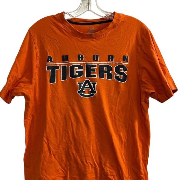 Auburn Tigers Men's Orange Graphic T-Shirt Size L Short Sleeve - Picture 3 of 8